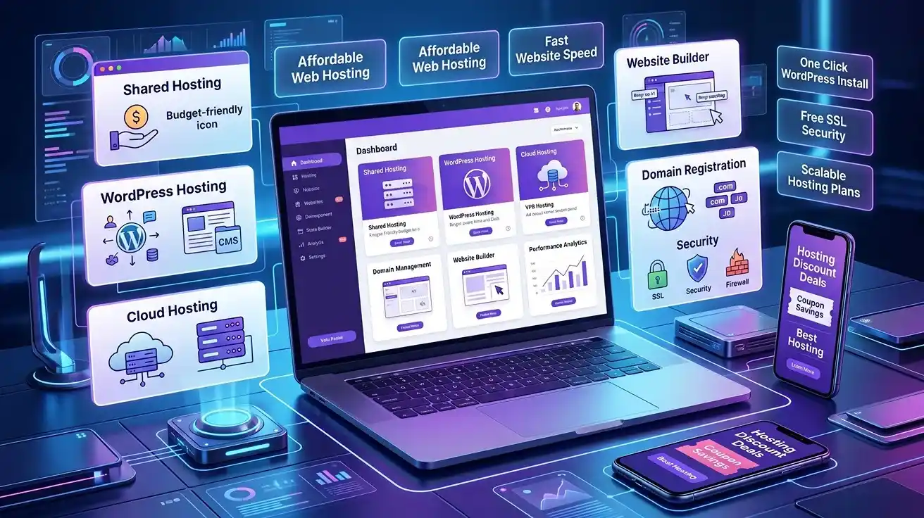 Hostinger Web Hosting Explained: Shared Hosting, WordPress Hosting, VPS, Cloud & Website Builder Features