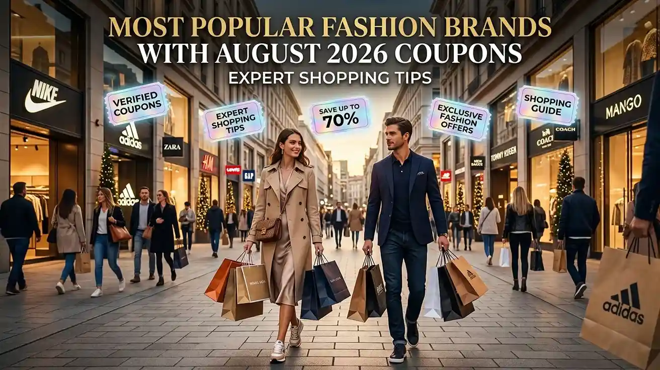Most Popular Fashion Brands with August 2026 Coupons: Expert Shopping Tips